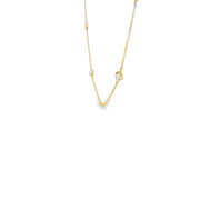 Marquise Illusion Station Necklace