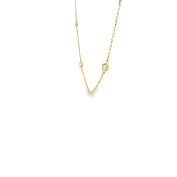 Marquise Illusion Station Necklace