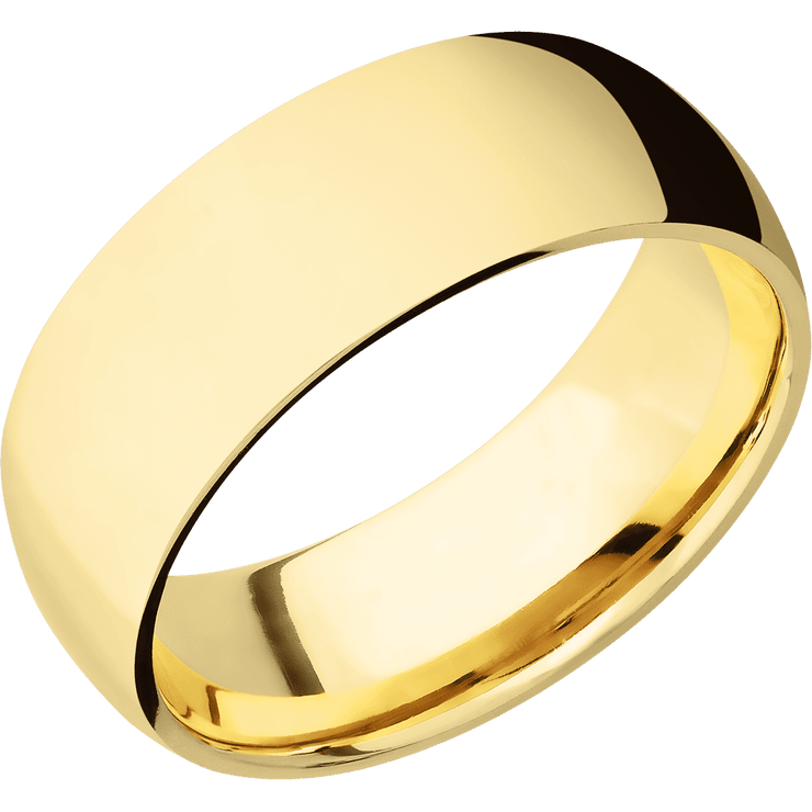 10K Yellow Gold + Polish Finish