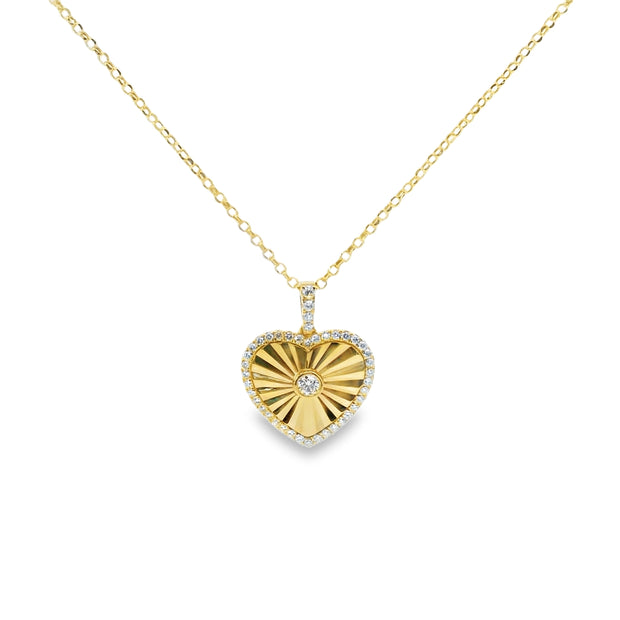 Heart Medallion Pendant