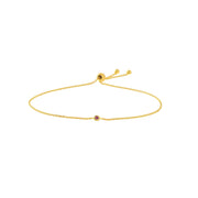 Ruby Bezel Bracelet