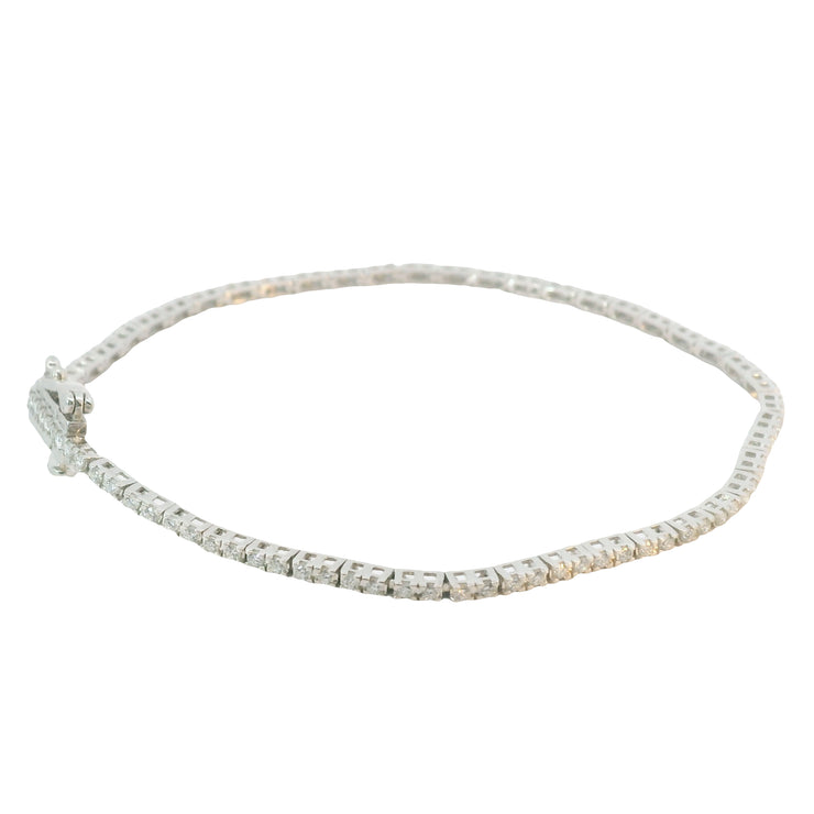 1 CT Lab Grown Tennis Bracelet