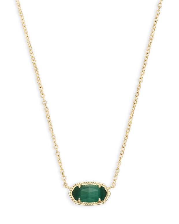 Kendra Scott Emerald Cats Eye Elisa Necklace