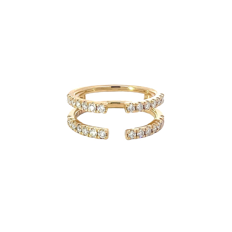 Yellow Gold Diamond Jacket Band