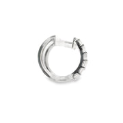 Emerald Cut Diamond Huggies