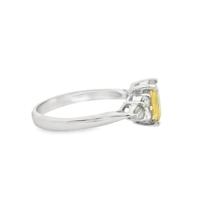 Sapphire and Diamond Ring