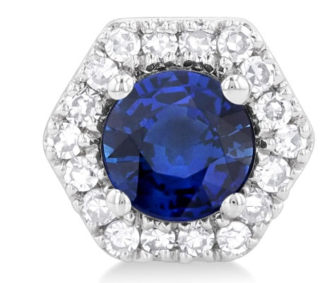 Sapphires and Diamonds Studs