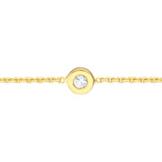 Diamond Bezel Choker Necklace