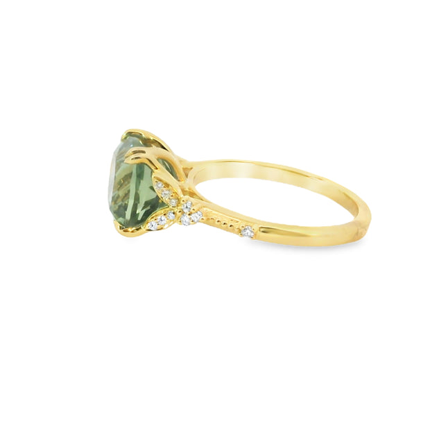 Mint Tourmaline Ring