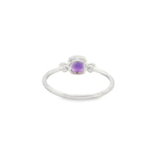 Amethyst and Diamond Ring