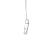 Sterling Silver Bar Pendant