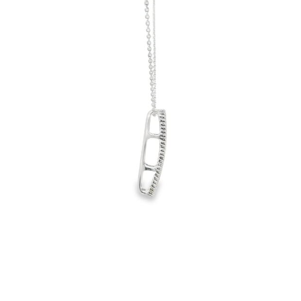 Sterling Silver Bar Pendant