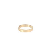 Yellow Gold Diamond Contour Ring