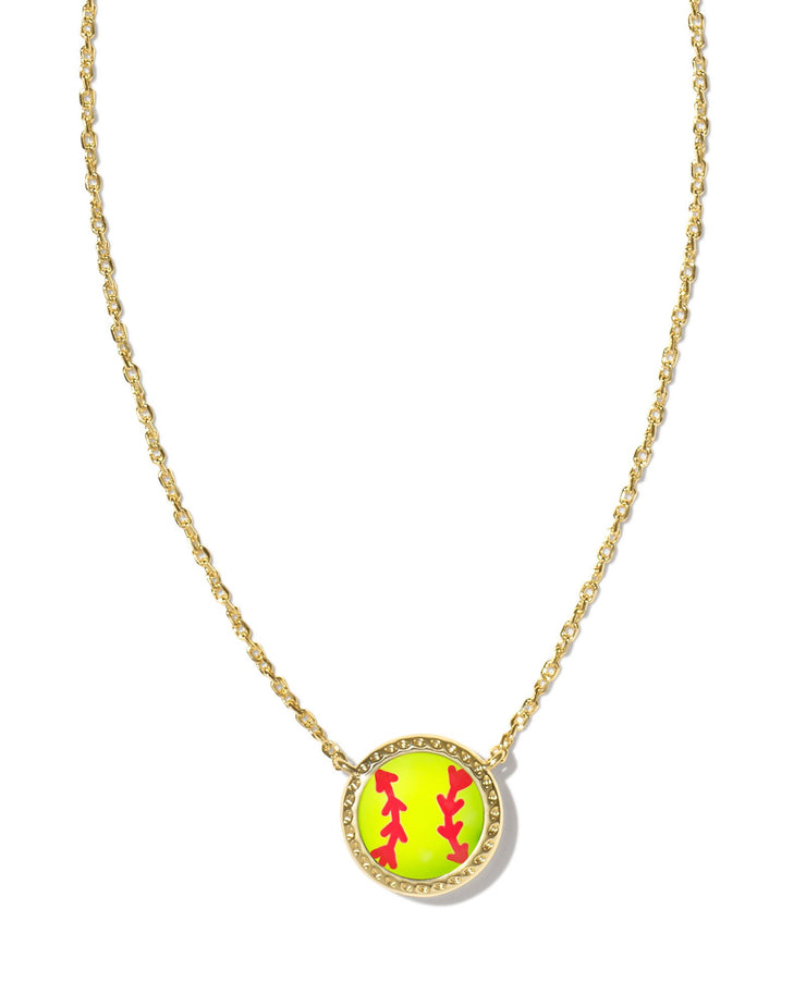 Kendra Scott Softball Short Pendant Necklace