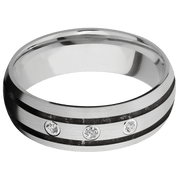 10K White Gold + Satin Finish