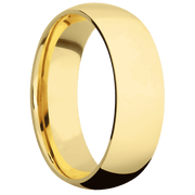 22K Yellow Gold + Polish Finish