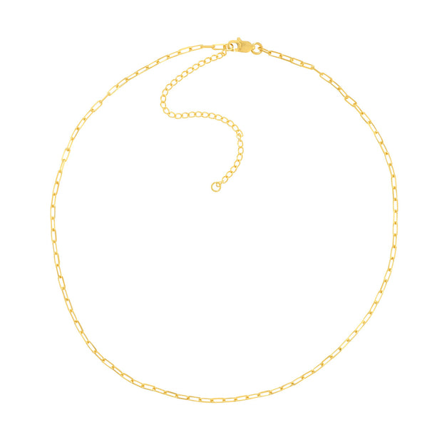 Paperclip Choker Chain