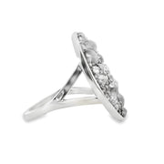 Salt and Pepper Diamond Scatter Ring