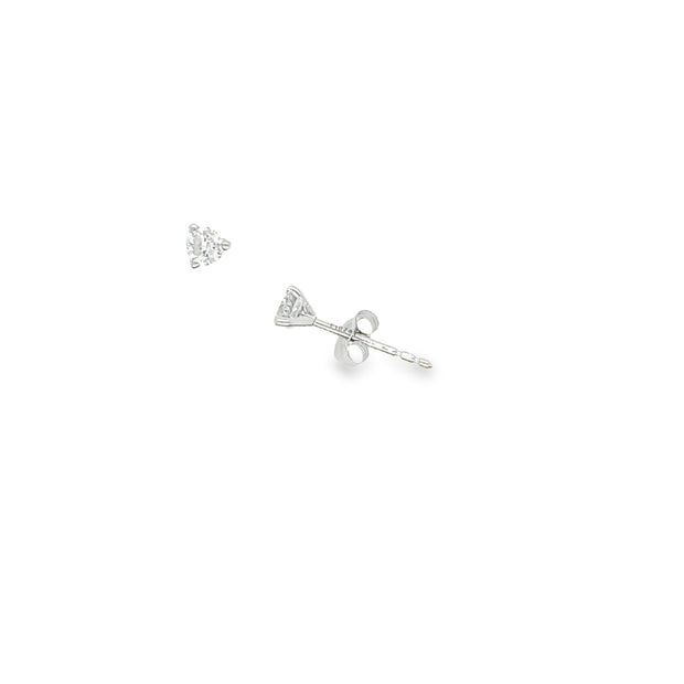 Diamond Solitaire Earrings