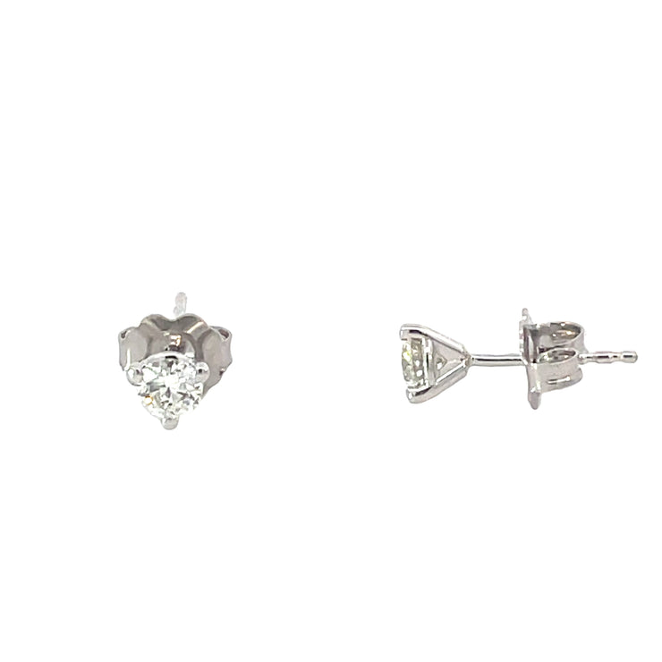 .38Ct White Gold Diamond Solitaires