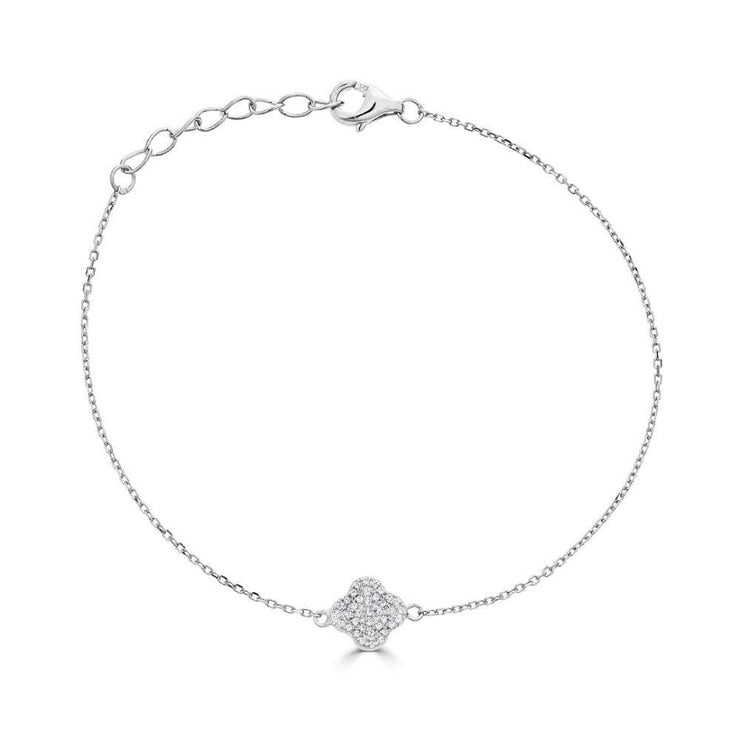 Diamond Clover Bracelet
