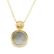 Black Mother Of Pearl Pendant