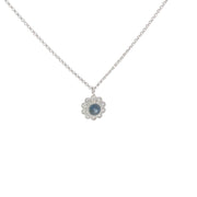 Diamond Sapphire Necklace