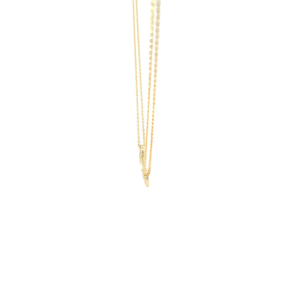 Yellow Gold Multi-Strand Horse Bite Necklace