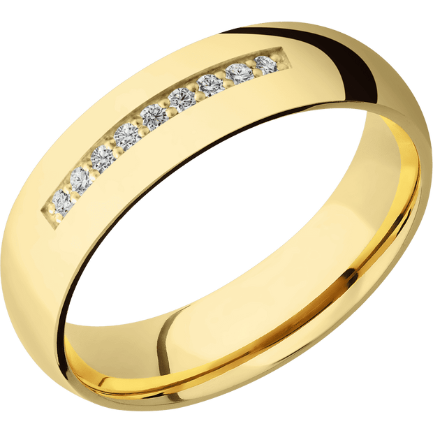 10K Yellow Gold + Polish Finish