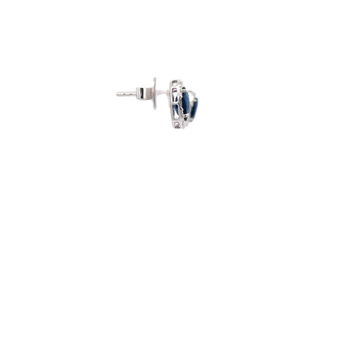 Sapphires and Diamonds Studs