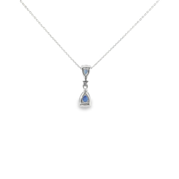 Sapphire Drop Necklace