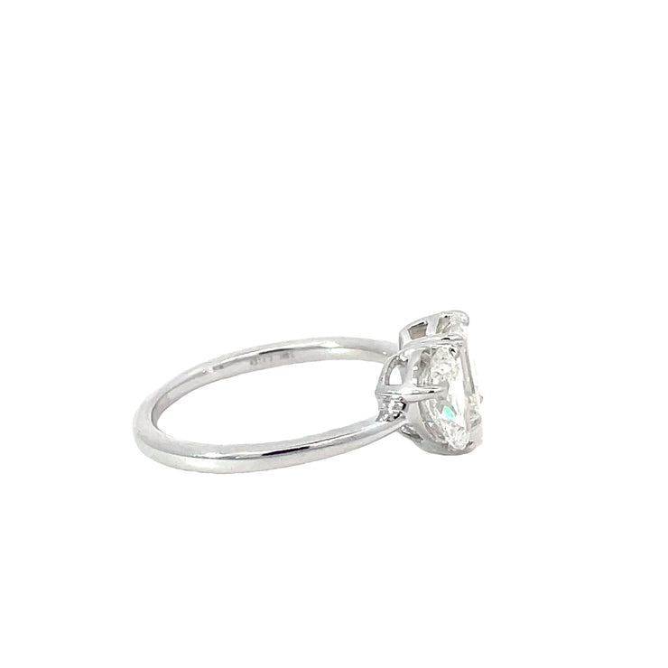 Lab Grown Two Stone Ring