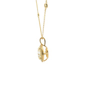 Diamond Halo Pendant (6.01 CT)