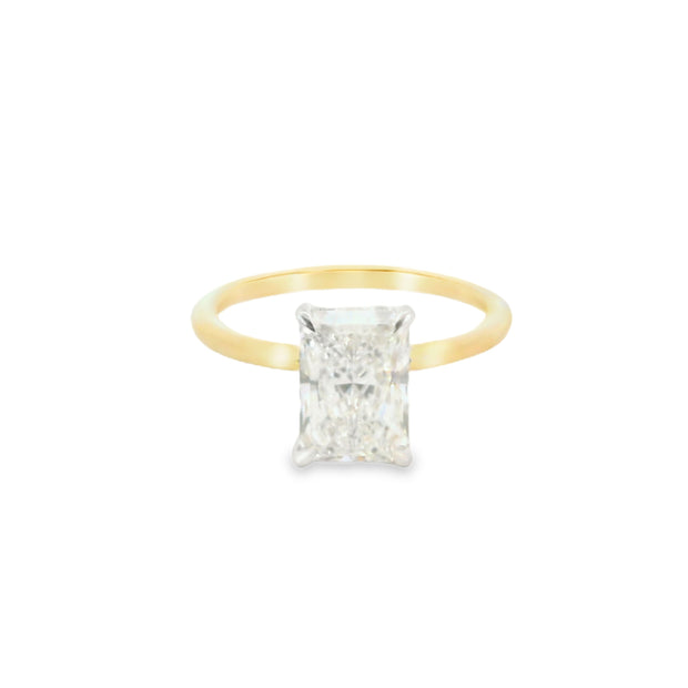 2.00 CT. Radiant Lab Grown Diamond Engagement Ring