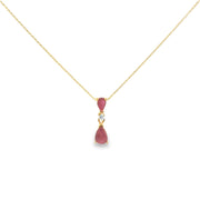 Ruby and Diamond Pendant