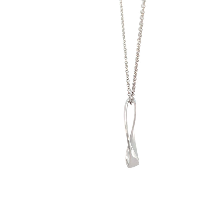Silver Freeform Pendant