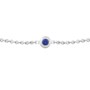 Sapphire Bezel Bracelet