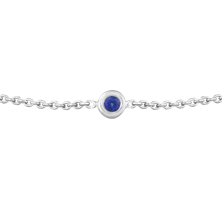 Sapphire Bezel Bracelet