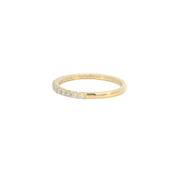 Yellow Gold Diamond Band