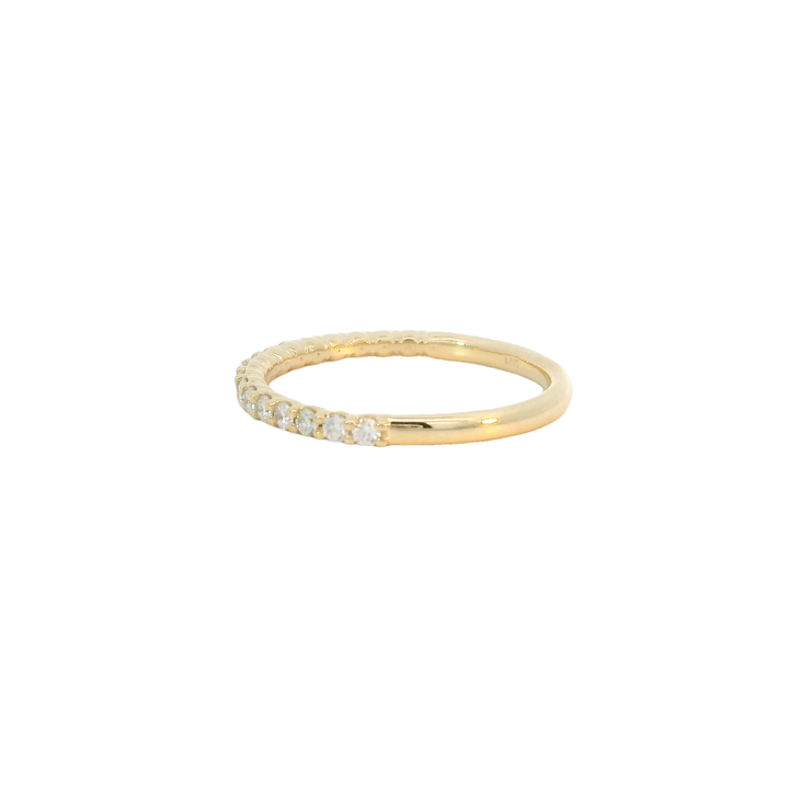 Yellow Gold Diamond Band