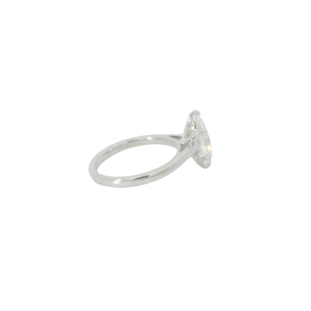 Lab Grown Marquise Engagement Ring
