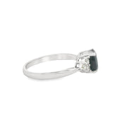 Sapphire and Diamond Ring