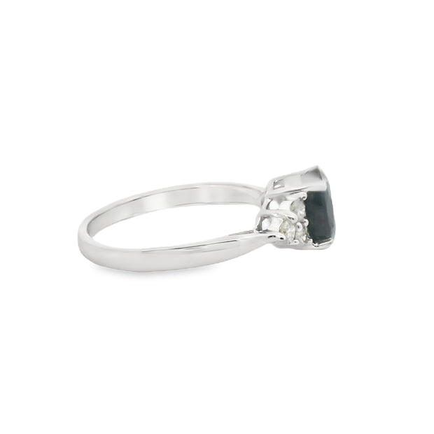 Sapphire and Diamond Ring