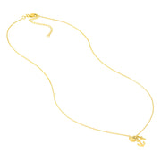 Charm Necklace with Heart, Cross, and Anchor