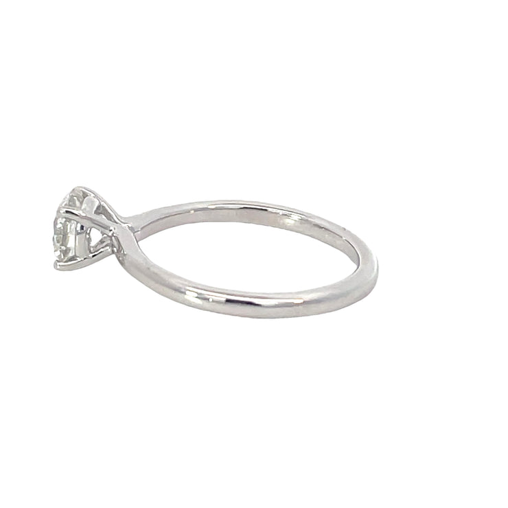 Lab Grown Solitaire Diamond Engagement Ring