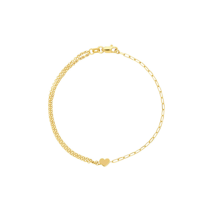 Heart Charm Bracelet