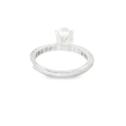 2 Carat Oval Lab Grown Engagement Ring