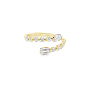 Diamond Bypass Ring