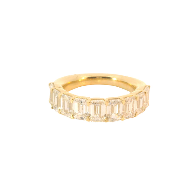 Emerald Cut Lab Grown Diamond Band