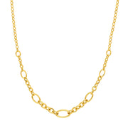 Graduated Open Link Necklace